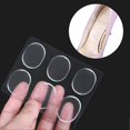 thumbnail image 3 of 6pcs Blister Shoe Pad Silicone Gel Spot Shoes Pad Sticker Clear Heel Grips, 3 of 3