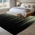 thumbnail image 4 of 8'x10' Area Rugs, Sage Green Black Ombre Indoor Outdoor Area Rug for Living Room Bedroom, Modern Abstract Striped Gradient Washable Bathroom Rugs Kitchen Floor Carpet Mats Home Decor Aesthetic, 4 of 8