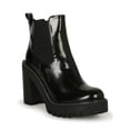 thumbnail image 1 of Liliana Lugged Platform Patent Chunky Heel Bootie 20294, 1 of 6