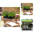 thumbnail image 1 of Felt Grow Bags 6 Pockets Non-perishable Suspendable Gardening Tools Hanging Planting Bag for Yard, 1 of 8