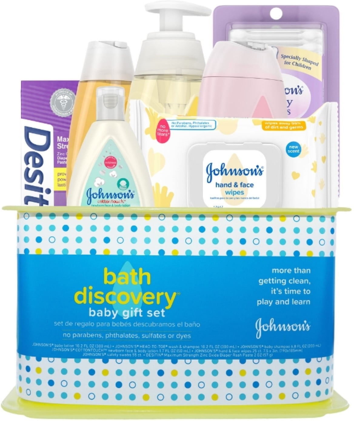 Johnsons Bath Discovery Baby Gift Set, Baby Bath Time Essentials for  Parents-To-Be, 7 ea (Pack of 2) - Walmart.com