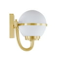 thumbnail image 6 of Aspen Creative 62311, Bathroom Vanity 3 Lights Fixture, 24" W x 7-3/4" H x 7-1/8" E, Warm Brass Finish, Bulb Not Included, 6 of 8