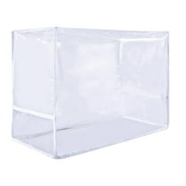LOLIPPYY Durable Clear Sewing Machine Protective Cover with Storage Organizer for Sewing Supplies