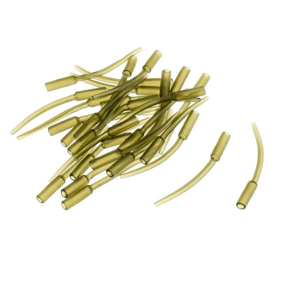10/20/30 insertos de molde en línea blandos para tubos de plomo y peso de plomo para pesca de carpas 30 piezas