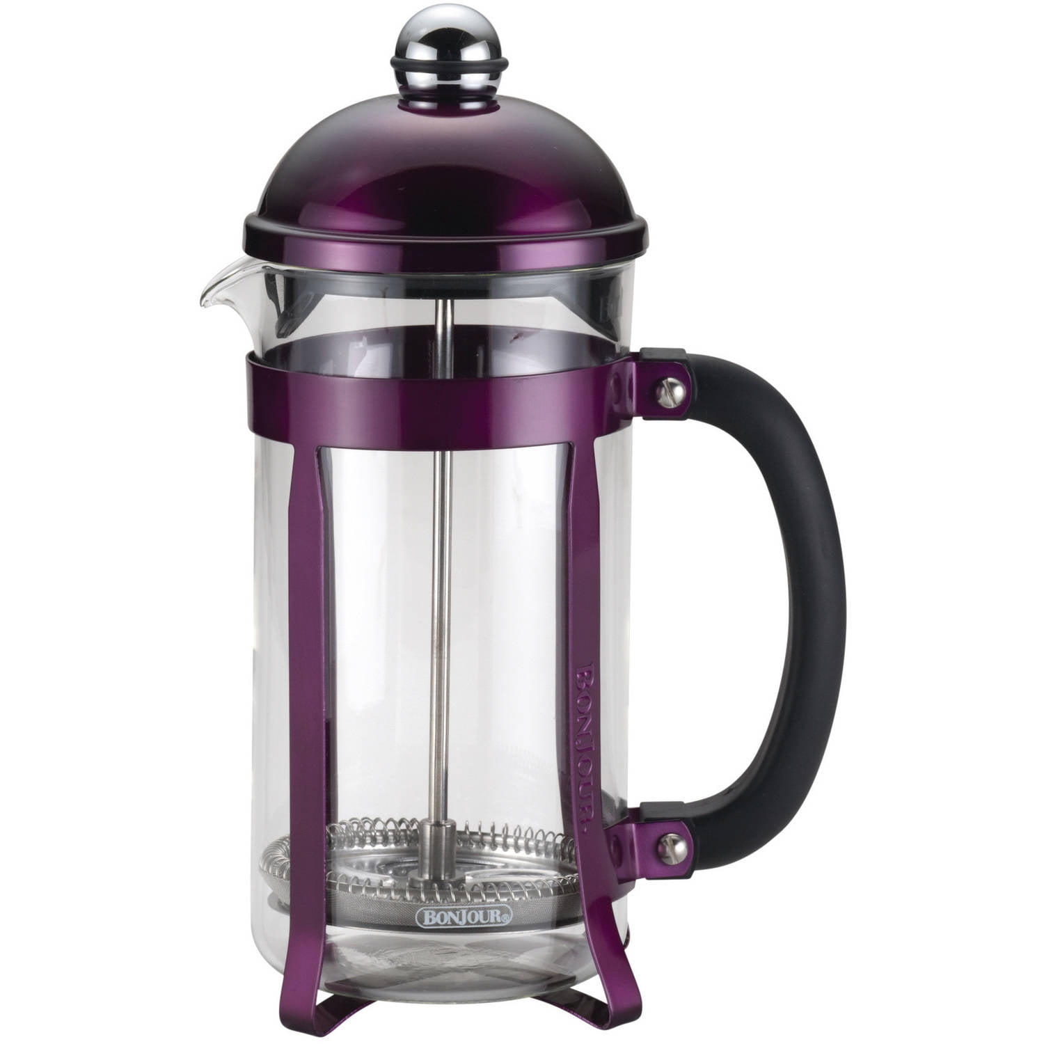 BonJour Coffee 8Cup Maximus French Press, Purple