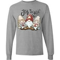 thumbnail image 3 of Inktastic Joy to the World Christmas Gnomes Long Sleeve T-Shirt, 3 of 5