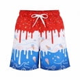 thumbnail image 4 of Tween Boy Swim Trunks With Ice Print Straight Leg Regular Quick Dry Beach Shorts 11-12 Years, 4 of 4