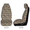 thumbnail image 3 of Animal Cheetah Print Set of 2 Car Seat Covers Seat for Carseats Front Seat Auto Car Interior Accessories Universal 2 Piece, 3 of 5