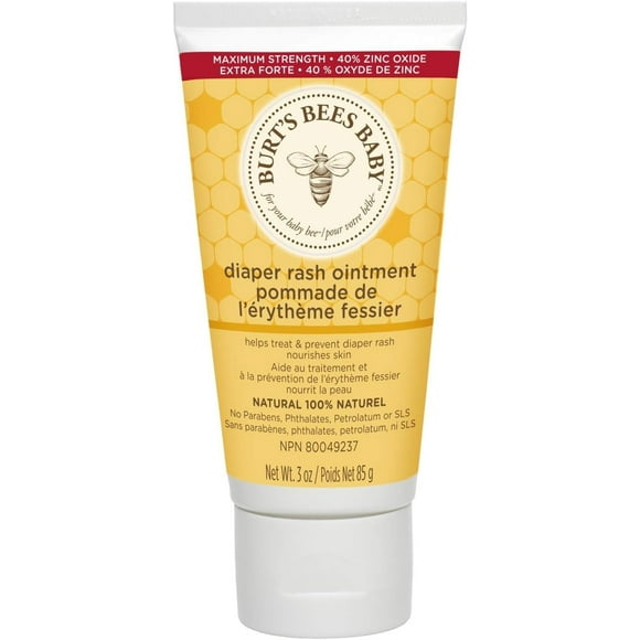 Pomada para dermatitis del pañal Burt's Bees Baby, 100% natural, 90 ml