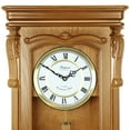 thumbnail image 4 of Bedford Clock Collection Golden Oak Chiming Pendulum Wall Clock, 4 of 4