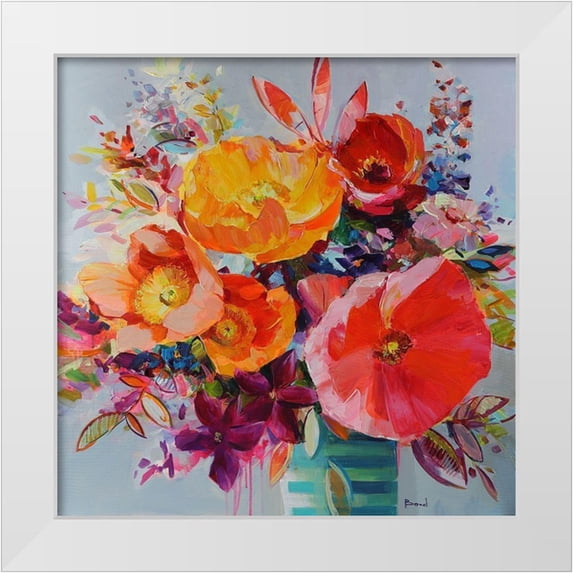 Bond 26x26 White Modern Wood Framed Museum Art Print Titled - Sonnet on Love