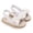 White, variant on Dpytoraw Infant Girls Sandals Summer Shoes Outdoor First Walk Shoes Toddler Girls Shoes For Summer With Flower Bowknot Girls Sandals Size 11