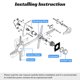thumbnail image 3 of Yescom Electric Power Window Kit Lift Regulator Roll Up Conversion for 2 Door Car Pickup Truck SUV with Switch, 3 of 9