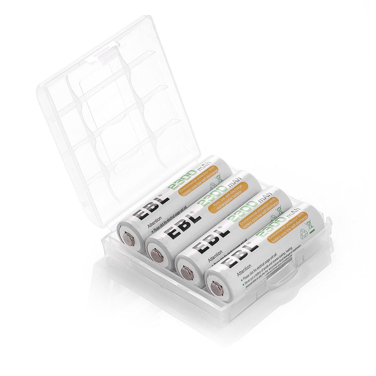 EBL 20-Pack 2300mAh AA Ni-MH Rechargeable Batteries