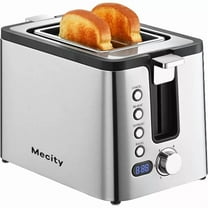 2 Slice Toaster with Timer, Long Slots, 800W