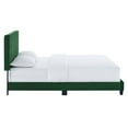 thumbnail image 5 of Modway Celine Channel Tufted Performance Velvet Full Platform Bed in Emerald, 5 of 8
