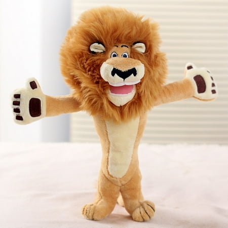 - Cute Cartoon Madagascar Lion Plush Toy Creative Plush Toy Doll Color:Brown Height:Medium 28cm