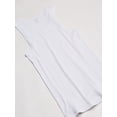 thumbnail image 2 of Pack de 4 camisas sin mangas de algodón acanalado de Shirt Nautica, color blanco, 2 of 4