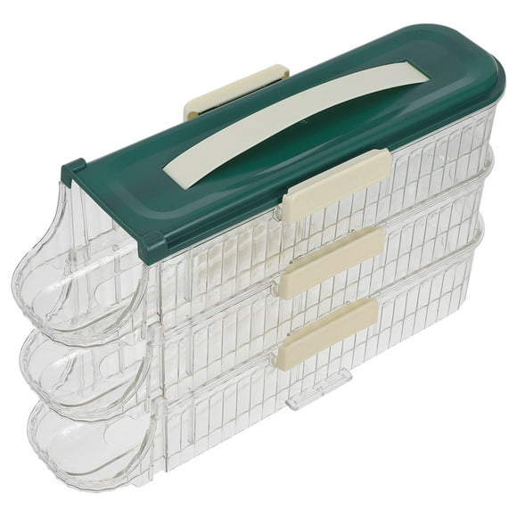 KAKOWELY Egg Crate Rolling Egg Organizer Pet Modern Kitchen Utility 1Set