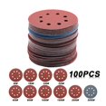 thumbnail image 1 of 5 Inch Non-vacuum Matte Surface Circular Pneumatic Sandpaper Random Orbital Air Sander Polished Grinding Machine Hand Tools ,Easy to Use, 1 of 6