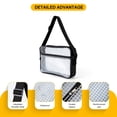 thumbnail image 3 of 14 Inch Tool Bag-Transparent & Anti-static Cleanroom Engineer Bag for Work and Travel, Transparent Cleanroom Tool Bag Small Type, 3 of 5