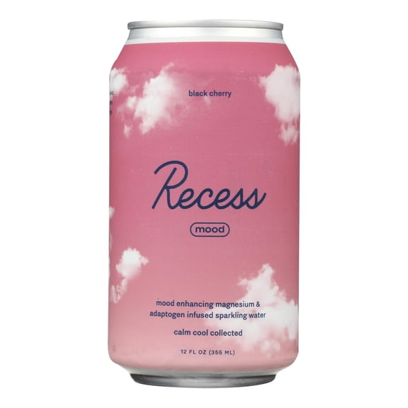 Recess - Sparkling Water Black Cherry Magnesium - Case of 12-12 FZ