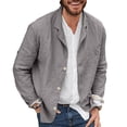 thumbnail image 3 of Chaqueta De Traje Para Hombre, Agradable A La Piel, Cómoda, Informal, Chaqueta De Traje Superior, Versátil, De Un Solo Pecho, Transpirable Para Viajes Y Fiestas ANGGREK Otros, 3 of 6