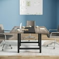 thumbnail image 4 of Tribesigns Small Conference Room Table for 4 People,Square Meeting Table for Home Office, 4 of 5