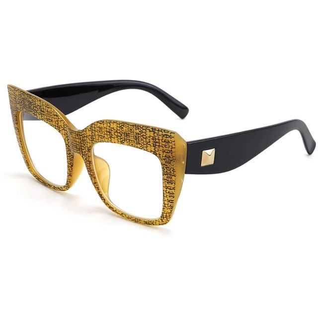 FEISEDY Lunettes Carrées Surdimensionnées pour Femmes B2475