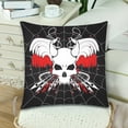 thumbnail image 3 of MKHERT Web Skull Pillowcase Pillow Protector Cushion Cover 18x18 inch,Set of 2, 3 of 3