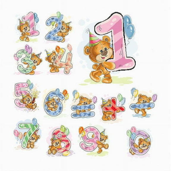 Numbers B1228L Counted Cross-Stitch Kit