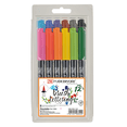thumbnail image 2 of Kuretake Zig Fudebiyori Brush Pen Set, 6-Colors, 2 of 7