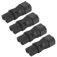 thumbnail image 2 of IEC320 C14 To IEC320 C15 Power Adapter, 2500W Power Connector Adapter PVC Housing 10A 250V Molded Design Copper Core  For Laptop For Ups Socket, 2 of 8
