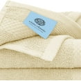 thumbnail image 5 of Superior Hub Luxury Cotton Washcloths 13x13 Inch - 650 GSM Turkish Cotton | Hotel, Spa, Bathroom Face Towel | 12 Pack, Beige, 5 of 17