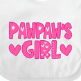 thumbnail image 4 of Inktastic Pawpaw's Girl Girls Baby Bib, 4 of 4