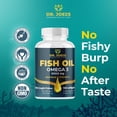 thumbnail image 3 of Dr JOEL's Fish Oil Omega 3 5000mg - No Fishy Burp - High DHA 2000mg, EPA 1500mg - 150 Softgels - Non GMO - Made in The USA, 3 of 4