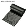 thumbnail image 4 of Uxcell Small Trash Bags 0.5 Gallon Garbage Bags Black, 8 Rolls / 240 Counts, 4 of 5