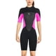 thumbnail image 1 of Greeniant Traje de buceo de alta eficiencia a prueba de frío de una pieza estilo de manga corta transpirable agradable a la piel traje de baño clásico Deportes acuáticos Mujer Rosa SG Greeniant OD020692-23, 1 of 6