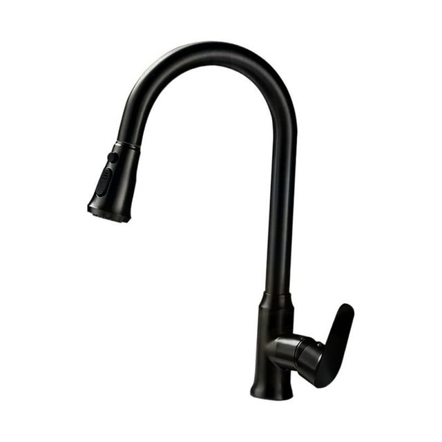 360° Rotating Splash Proof Sink Taps, 2-Mode Handle Pull Cold Stainless Steel Kitchen Faucets And Hot Mixer One-k Water Sto ,Easy to Install
