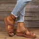 thumbnail image 5 of WILLBEST Sandalias De Playa Para Mujer, De Verano, De Color Liso, Informales, Con Punta Abierta, Cuñas, Suela Suave, Transpirables, Zapatillas, Sandalias, 5 of 6