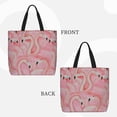 thumbnail image 2 of Balery Flamingos Bolsa de Mano para Mujeres con Cremallera, Bolsa de Gimnasio con Compartimentos, Bolsa para Laptop, Bolsa para Trabajo, 2 of 7