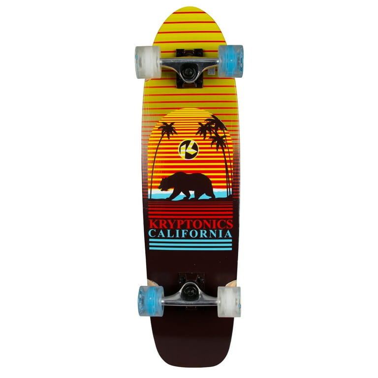 Kryptonics 30 Complete Cruiser Skateboard - Walmart.com