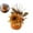 Orange, variant on Dvruxg Artificial Pumpkin, Large Fake Pumpkin Artificial Vegetable Faux Pumpkin Large Outdoor Pumpkin for Fall Harvest Festival Halloween Thanksgiving Day