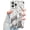 Silver, variant on Compatible with iPhone 11 Wavy Phone Case, Cute Coquette 3D Wave Bubble Pattern and Stylish Wavy Border, Soft TPU, Protection Shockproof Phone Case for Women Girls (Rose Red)