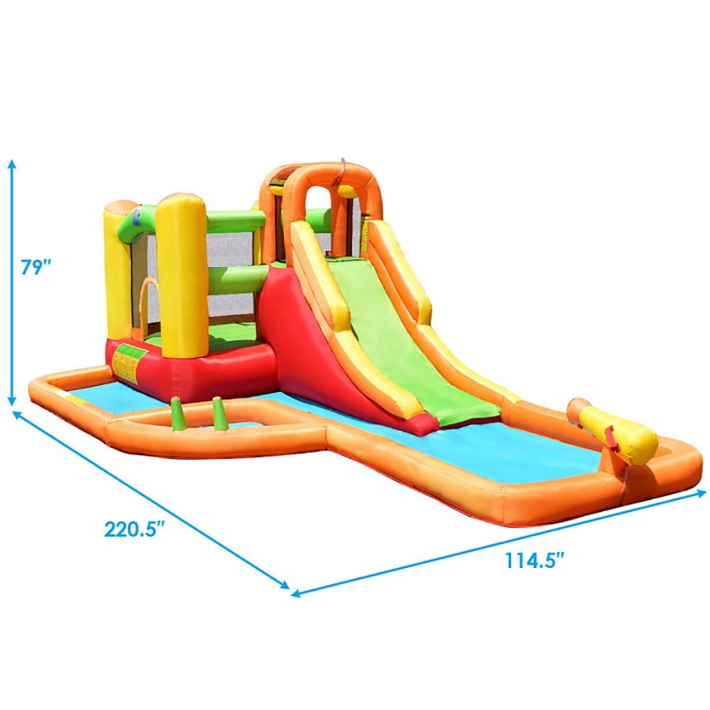 Aimee Lii Inflatable Water Park Bounce House with 780W Blower, Kids Bounce House for 5-12