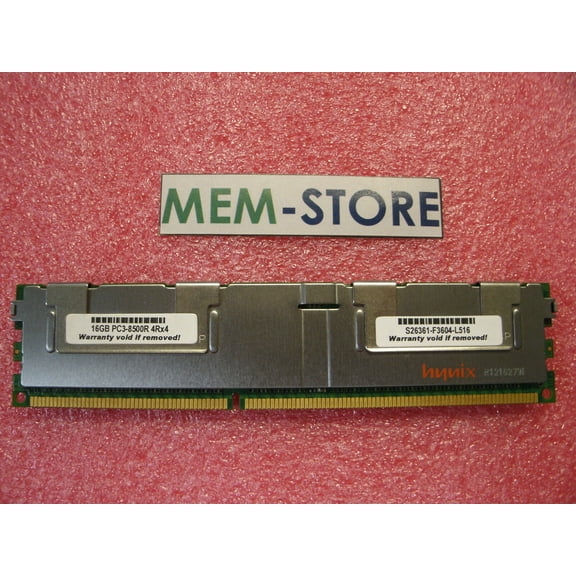 S26361-F3604-L516 16GB PC3-8500R Memory FUJITSU PRIMERGY BX920 S2, BX922 S2 (3rd Party)