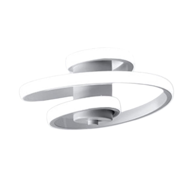 Lámparas de techo modernas de 18 W con pantallas LED para pasillo y dormitorio Tricromático blanco