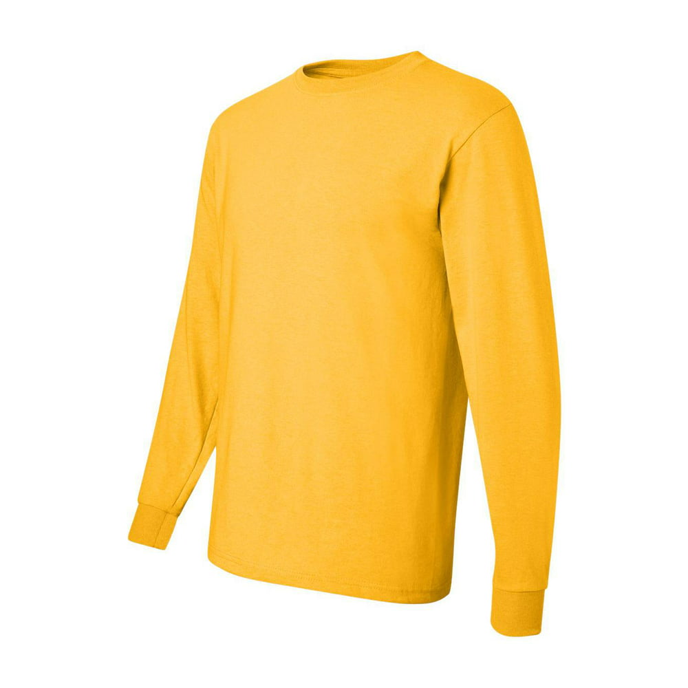 JERZEES - Adult DRI-POWER® ACTIVE Long-Sleeve T-Shirt - ISLAND YELLOW ...