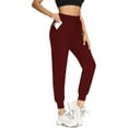 thumbnail image 2 of Liacowi Women Fleece Sherpa Lined Sweatpants Thermal Jogger with Pockets Winter Lounge Yoga Trousers, 2 of 6