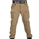 thumbnail image 2 of Pantalones largos para hombre, con botones, cremallera, informales, multibolsillos, deportivos, gruesos, 2 of 6